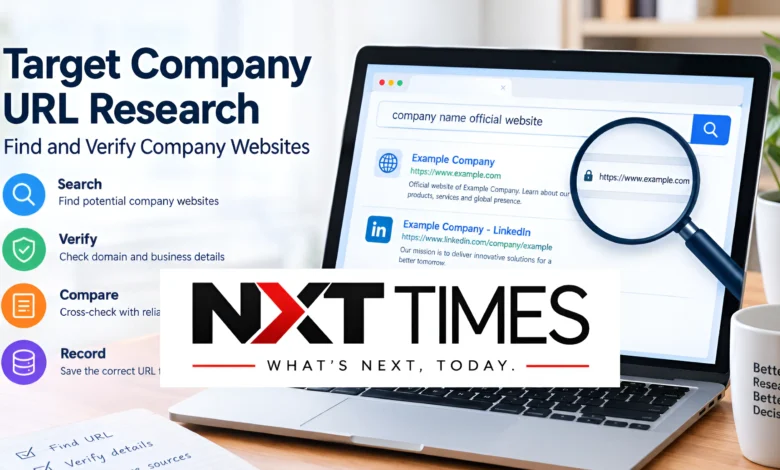 Target Company URL Research